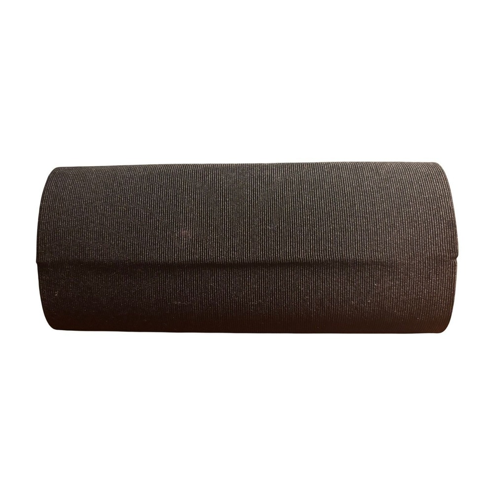 Dolce Gabbana Black Ribbed Hard Shell Sunglass Case Eyewear Holder Storage - Picture 2 of 4